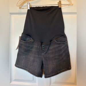 Isabeby Ingrid+Isabel Maternity Shorts, Black, Size 4, NWT